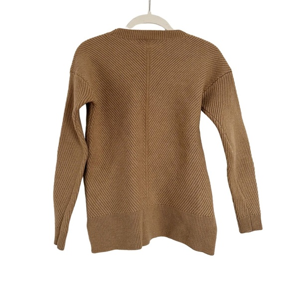 Aritzia Wilfred Free Isabelli Sweater in Tan Constant Camel Merino Wool Size XXS - Picture 5 of 5